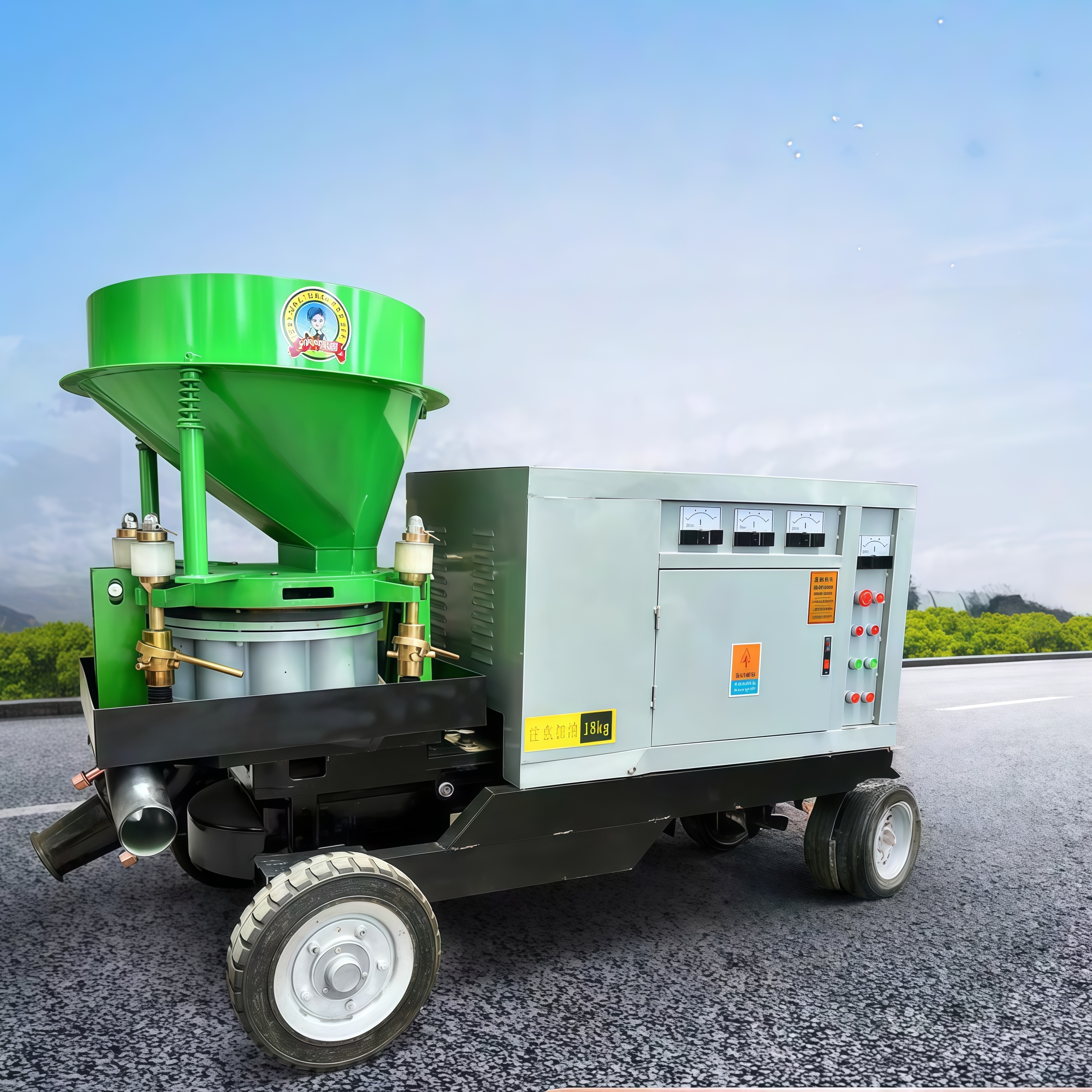 Concrete Shotcrete Machine Model TK600 Wet Shotcrete Machine - Slope Protection, Tunnel Shotcreting 